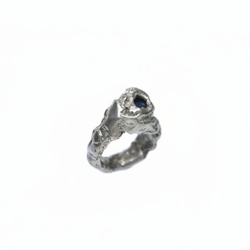 Anillo MODULE Aqua - corte redondo