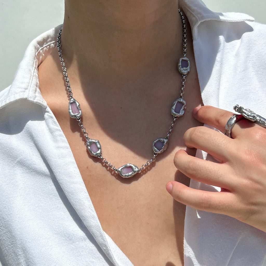 joyas de vidrio hechas a mano
