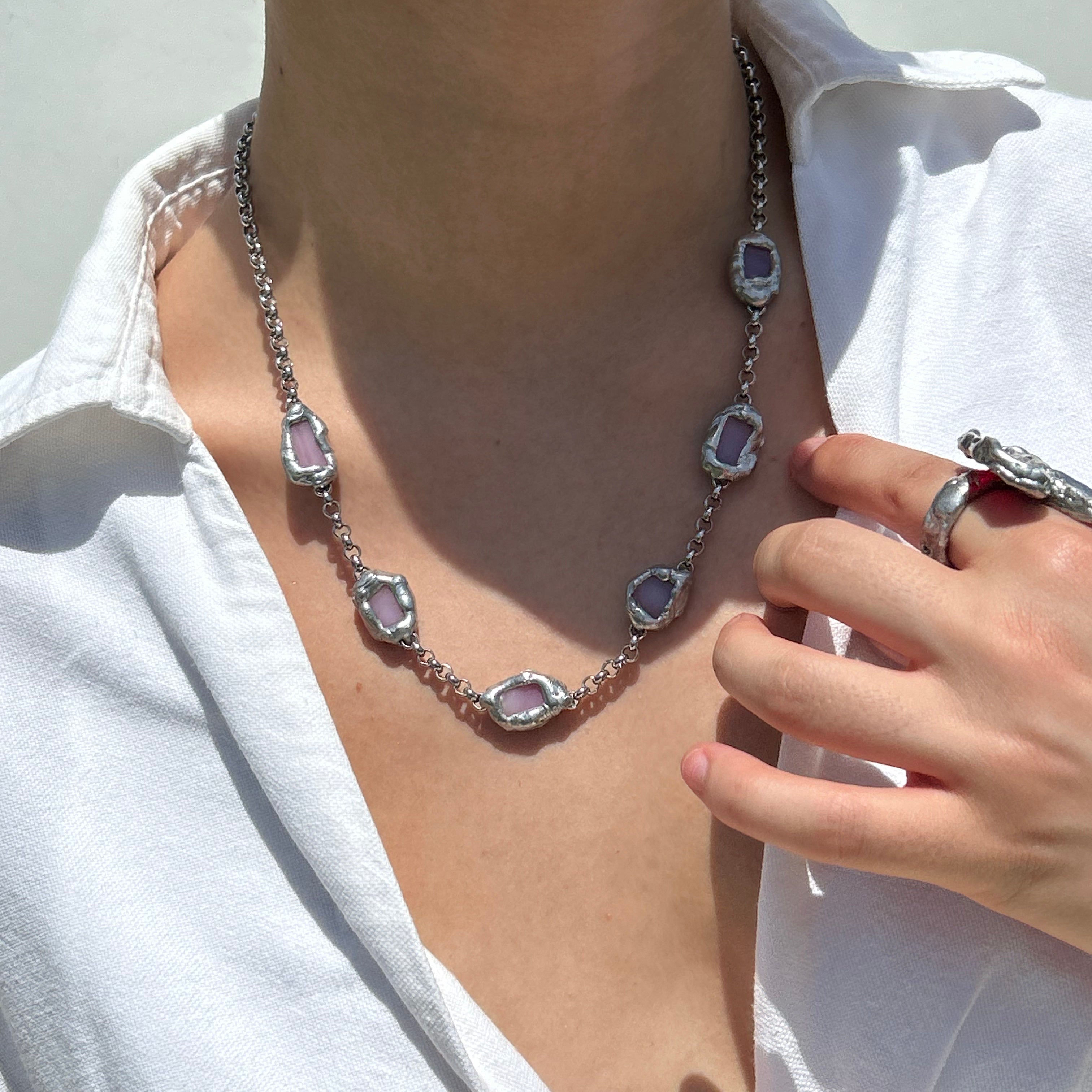 joyas de vidrio hechas a mano
