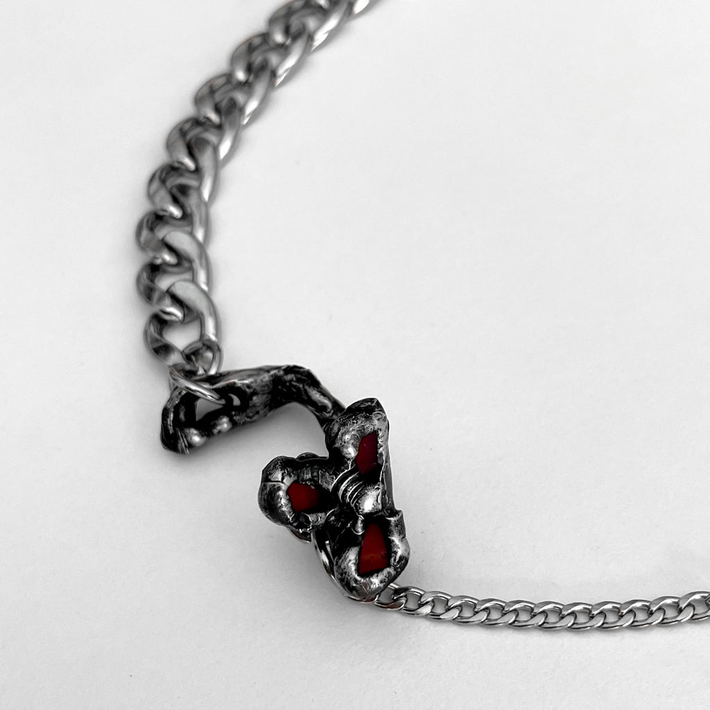 collar plateado original