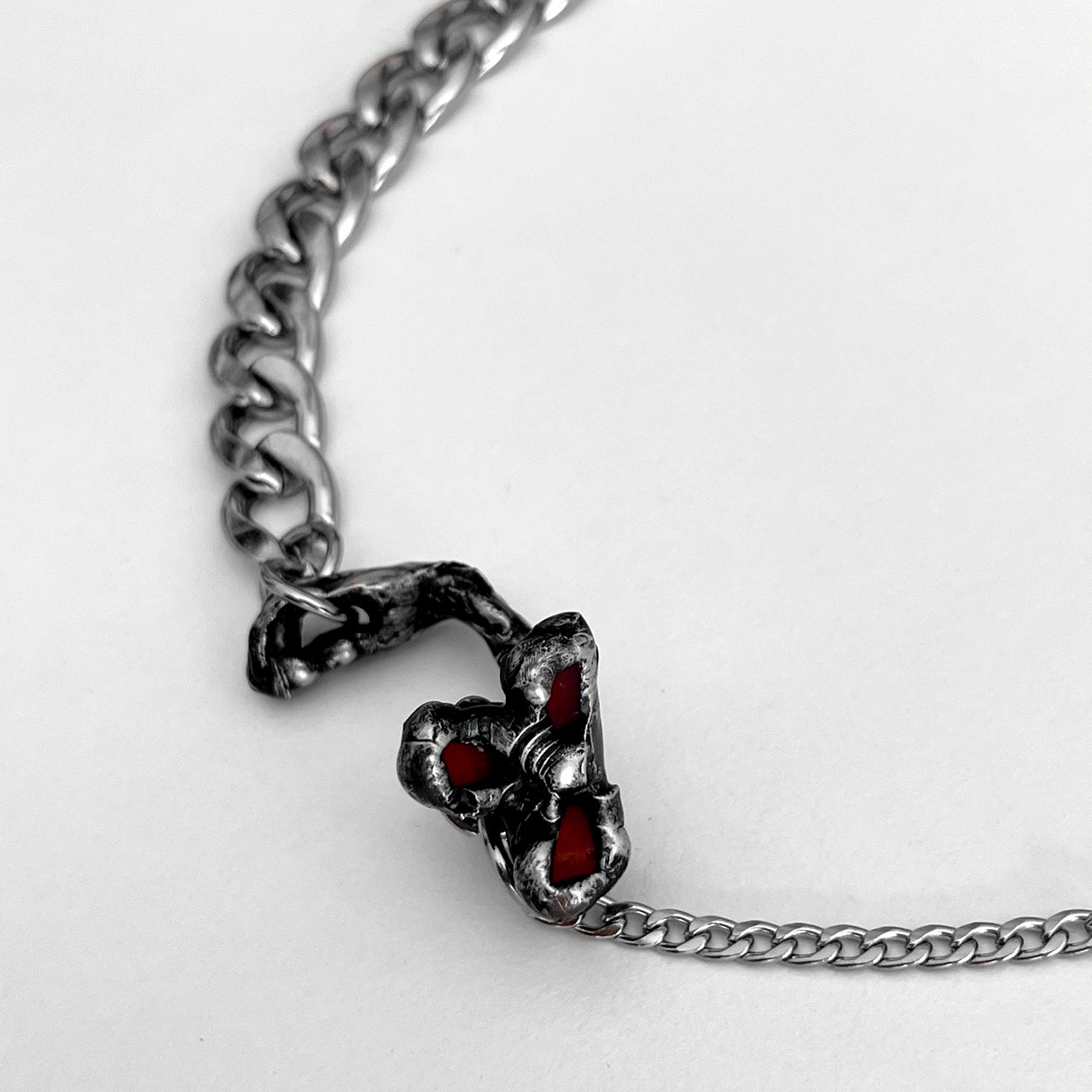 collar plateado original