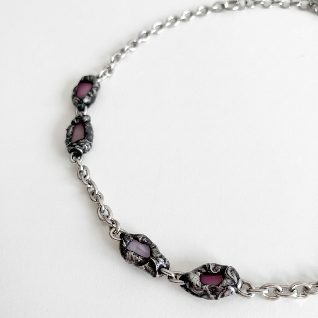 collar original hecho a mano