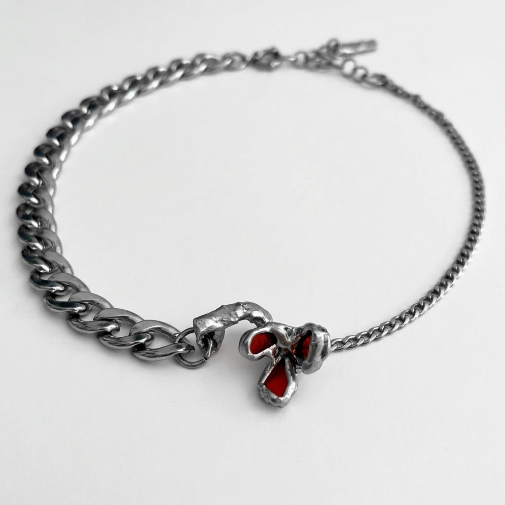 collar original plateado